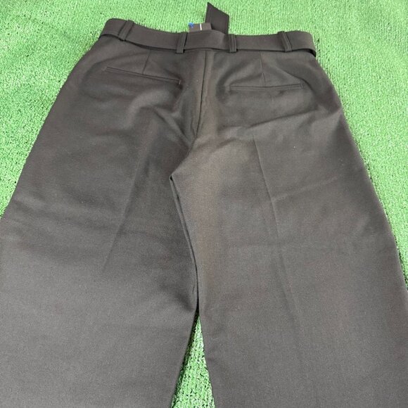 Club Monaco High Rise Enamel Ring Wool Blend Black Crop Trouser Pants Size 8 NEW - Picture 13 of 13